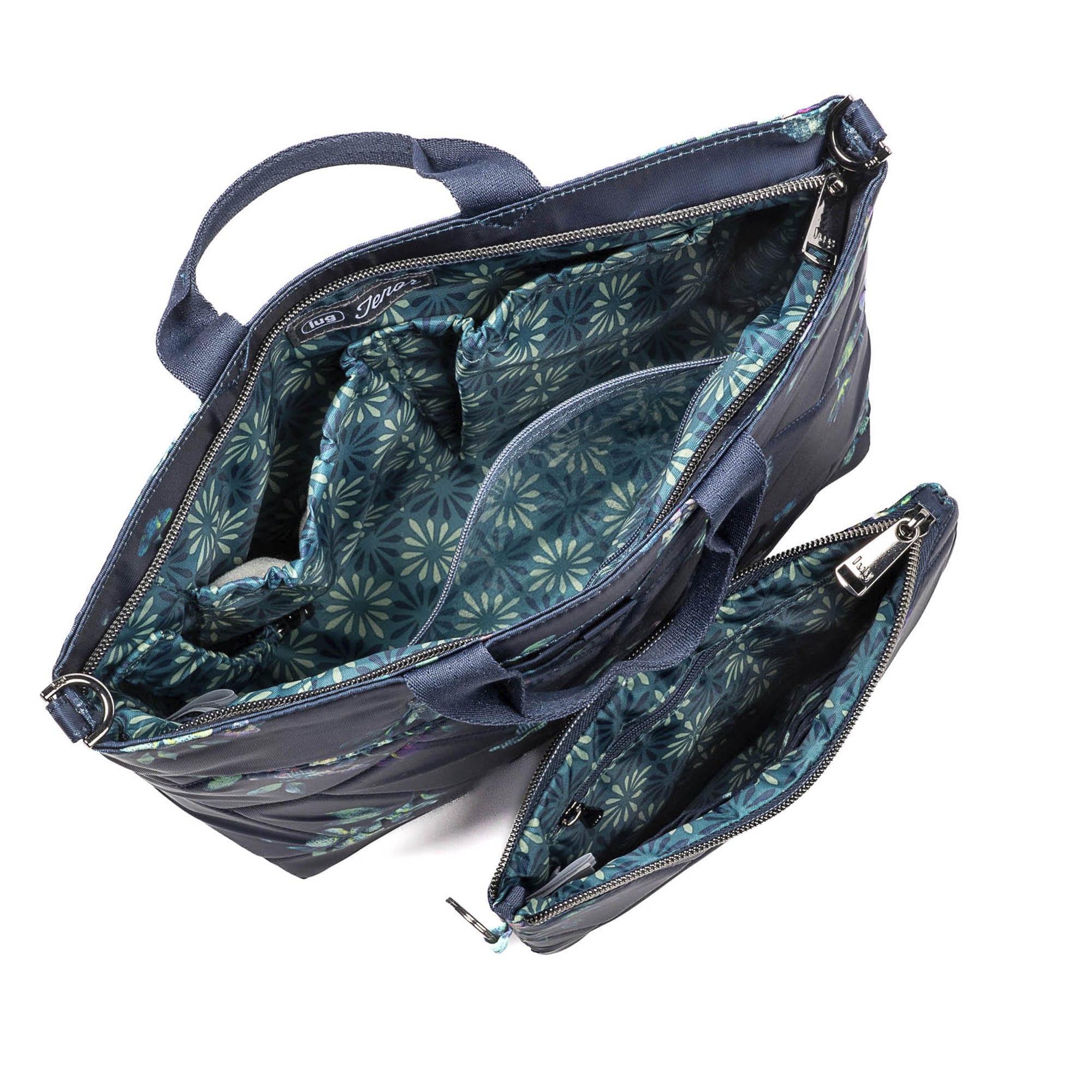 Tenor 2pc Crossbody Bag - BOUQUET NAVY - Tenor2pc_BouquetNavy_06_f90d67d9-1661-4a66-b609-d25e72cd3356